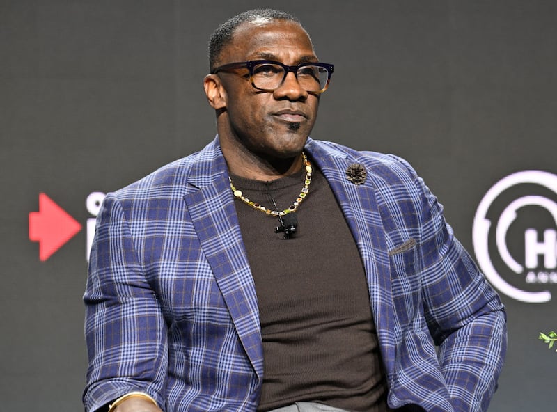 Shannon Sharpe speaks onstage